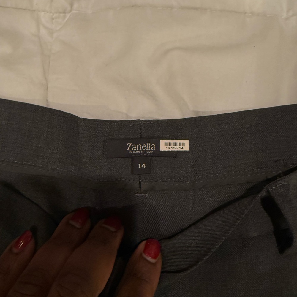 Zanella Gray Trousers for Business Casual Elegance